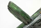 Gemmy, Emerald Green Vivianite Crystal - Brazil #208687-1